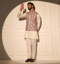 Load image into Gallery viewer, Sultan Embroidered Sequin Nehru Jacket
