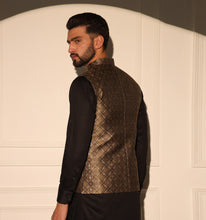 Load image into Gallery viewer, Ashoka Jacquard Nehru Jacket