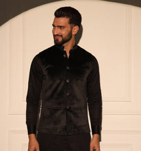 Load image into Gallery viewer, Mewar Kurta Jacket Set with Pyjama (Set of 3)