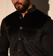 Load image into Gallery viewer, Mewar Kurta Jacket Set with Pyjama (Set of 3)