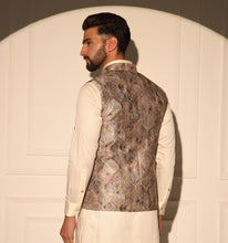 Load image into Gallery viewer, Sikandar Kurta Jacket Set with Pyjama (Set of 3)