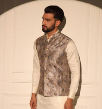 Load image into Gallery viewer, Sikandar Sequin Nehru Jacket