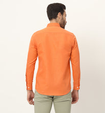 Load image into Gallery viewer, Tangerine Linen Shirt