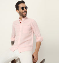 Load image into Gallery viewer, Bubblegum Linen Shirt
