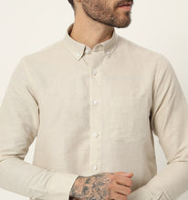 Load image into Gallery viewer, Ecru Linen Shirt
