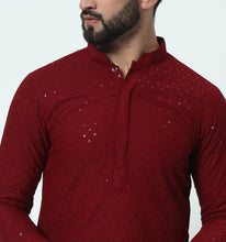 Load image into Gallery viewer, Fawad Embroidered Sequin Kurta