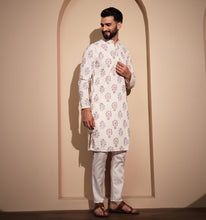 Load image into Gallery viewer, Rehmat Chikankari Cotton Kurta