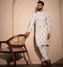 Load image into Gallery viewer, Rehmat Chikankari Cotton Kurta