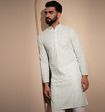 Load image into Gallery viewer, Jazba Chikankari Cotton Kurta