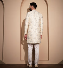 Load image into Gallery viewer, Tanhaji Embroidered Indo-Western Set (Set of 2)