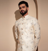 Load image into Gallery viewer, Tanhaji Embroidered Indo-Western Set (Set of 2)