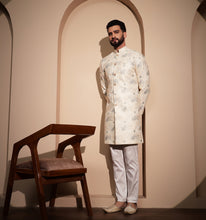 Load image into Gallery viewer, Tanhaji Embroidered Indo-Western Set (Set of 2)