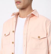 Load image into Gallery viewer, Peach Corduroy Overshirt