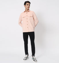 Load image into Gallery viewer, Peach Corduroy Overshirt