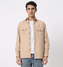 Load image into Gallery viewer, Beige Overshirt