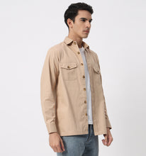 Load image into Gallery viewer, Beige Overshirt