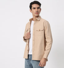 Load image into Gallery viewer, Beige Overshirt