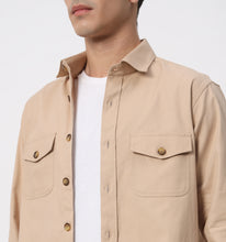 Load image into Gallery viewer, Beige Overshirt