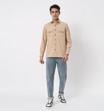 Load image into Gallery viewer, Beige Overshirt