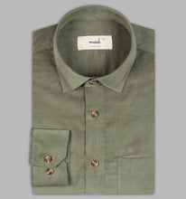 Load image into Gallery viewer, Olive Green Corduroy Shirt