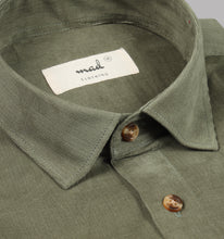 Load image into Gallery viewer, Olive Green Corduroy Shirt