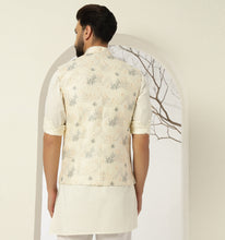 Load image into Gallery viewer, Chanakya Kurta Jacket Set with Pyjama (Set of 3)