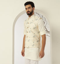 Load image into Gallery viewer, Chanakya Kurta Jacket Set with Pyjama (Set of 3)