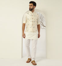 Load image into Gallery viewer, Chanakya Kurta Jacket Set with Pyjama (Set of 3)
