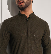 Load image into Gallery viewer, Nawaazish Embroidered Sequin Kurta