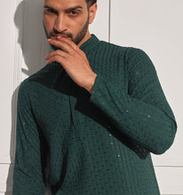 Load image into Gallery viewer, Taabir Embroidered Sequin Kurta