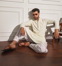 Load image into Gallery viewer, Dastoor Embroidered Sequin Kurta