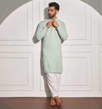 Load image into Gallery viewer, Pista Embroidered Sequin Kurta
