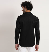Load image into Gallery viewer, Gotham Contrast Stitch Detail Shirt