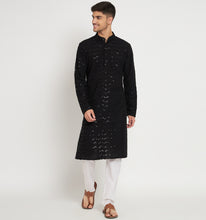 Load image into Gallery viewer, Ishaq Embroidered Sequin Kurta
