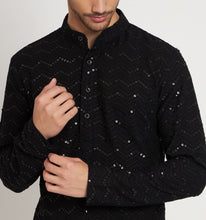 Load image into Gallery viewer, Ishaq Embroidered Sequin Kurta
