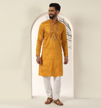 Load image into Gallery viewer, Ashar Embroidered Sequin Kurta