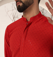 Load image into Gallery viewer, Ruhani Embroidered Sequin Kurta