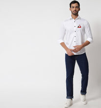 Load image into Gallery viewer, Santa Embroidery Shirt