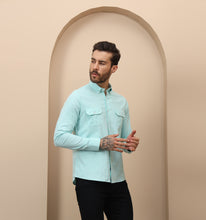 Load image into Gallery viewer, Cyan Utility Shirt