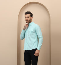 Load image into Gallery viewer, Cyan Utility Shirt
