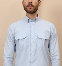 Load image into Gallery viewer, Periwinkle Utility Shirt