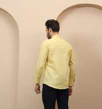 Load image into Gallery viewer, Yellow Linen Shirt