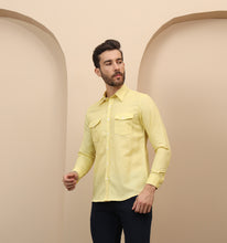 Load image into Gallery viewer, Yellow Linen Shirt