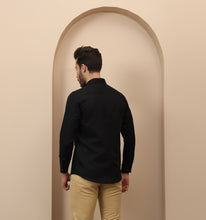 Load image into Gallery viewer, Black Linen Shirt