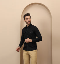 Load image into Gallery viewer, Black Linen Shirt
