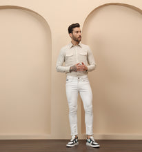 Load image into Gallery viewer, Beige Linen Shirt