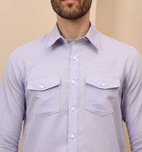 Load image into Gallery viewer, Lavender Linen Shirt