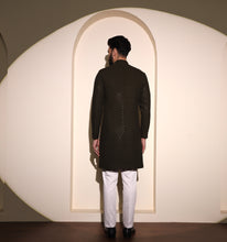 Load image into Gallery viewer, Chandragupta Embroidered Sequin Indo-Western Jacket