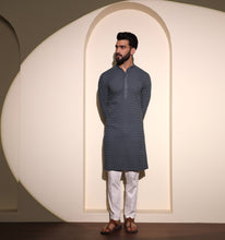 Load image into Gallery viewer, Qayamat Embroidered Sequin Kurta