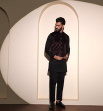 Load image into Gallery viewer, Humayun Kurta Jacket Set with Pyjama (Set of 3)